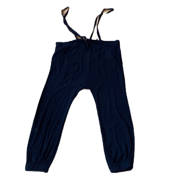 Ulla Johnson Freja High Rise Suspender Pants Noir Black Size 4 Overalls Harem - Picture 9 of 16